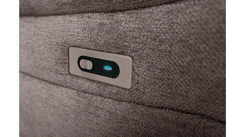 Drevia reclinersofa 3-personers elektrisk - Muldvarpefarvet - Møbler - Sofaer - Recliner sofaer