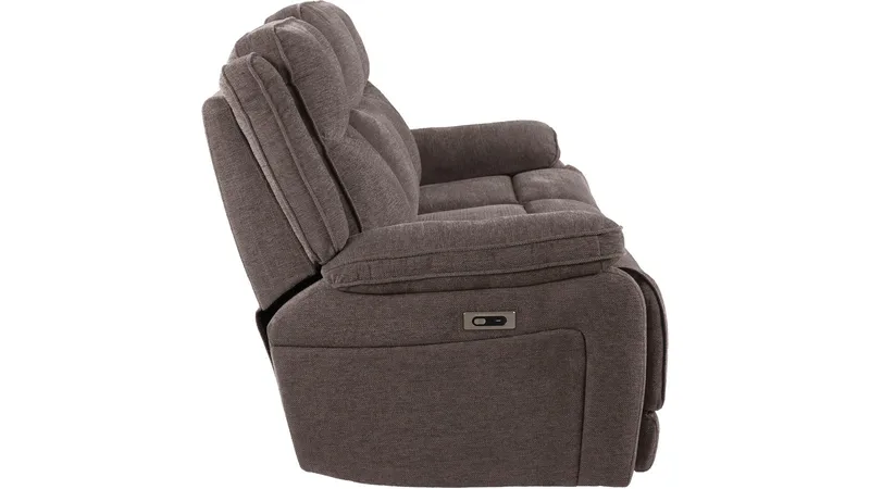 Drevia reclinersofa 3-personers elektrisk - Muldvarpefarvet - Møbler - Sofaer - Recliner sofaer