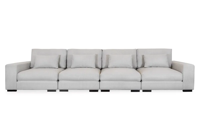 Dubai 4-Pers. sofa - Beige - Møbler - Sofaer - Modulsofaer - Komplet modulsofa