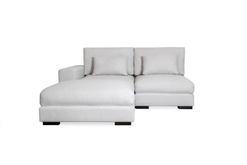 Dubai Chaiselongsofa Højre - Beige - Sofa med chaiselong - 2-personer sofa med chaiselong