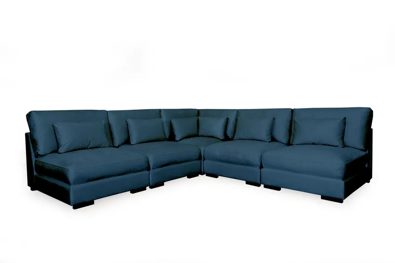 Dubai hjørnesofa ekstra dyb, Blå