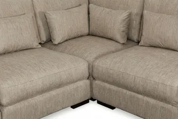 Dubai hjørnesofa ekstra dyb i Chenille - Brun - Møbler - Sofaer - Hjørnesofa