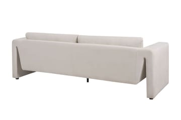 Durran Sofa 3-personers - Beige/Sort - Møbler - Sofaer - Velour sofaer