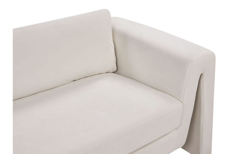 Durran Sofa 3-personers - Beige/Sort - Møbler - Sofaer - Velour sofaer