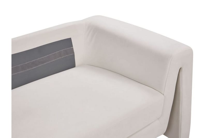 Durran Sofa 3-personers - Beige/Sort - Møbler - Sofaer - Velour sofaer