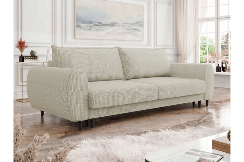 Eduardo Sofa 3-seter - Lys grå - Møbler - Sofaer - 3 personers sofa