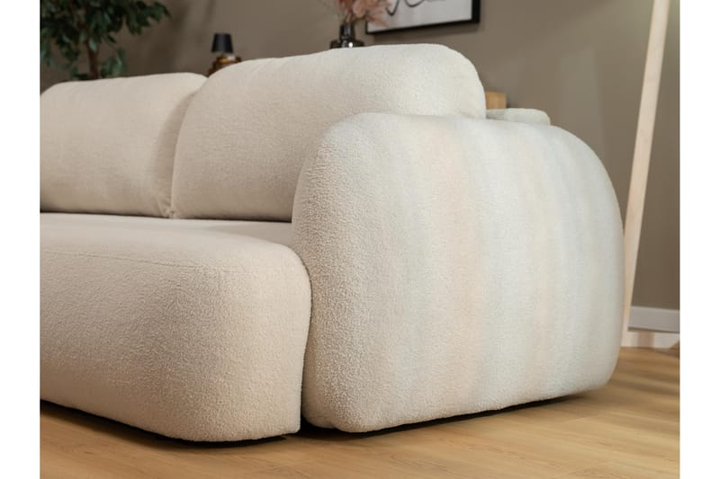 Efrem Sovesofa 3-personers - Beige - Møbler - Sofaer - Sovesofaer