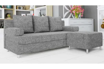 Eifion Sovesofa 3-personers - Grå - Møbler - Sofaer - Sovesofaer