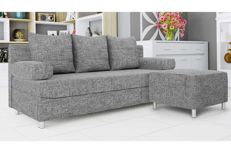 Eifion Sovesofa 3-personers - Grå - Møbler - Sofaer - Sovesofaer