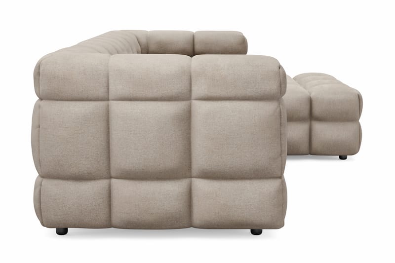 Elise 3-personers Sofa med Chaiselong Højre - Beige - Møbler - Sofaer - Sofa med chaiselong