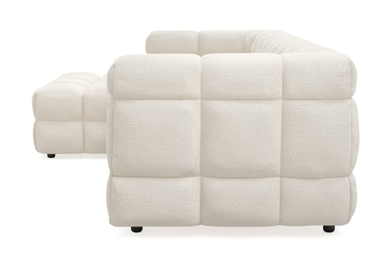 Elise 3-personers Sofa med Chaiselong Venstre - Beige Teddy - Møbler - Sofaer - Sofa med chaiselong