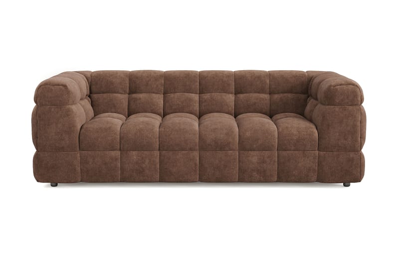 Elise 3-personers Sofa, Brun