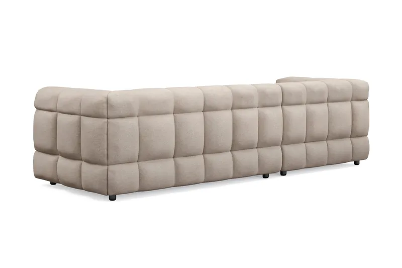Elise 4-personers Sofa med Chaiselong Venstre - Beige - Møbler - Sofaer - Sofa med chaiselong