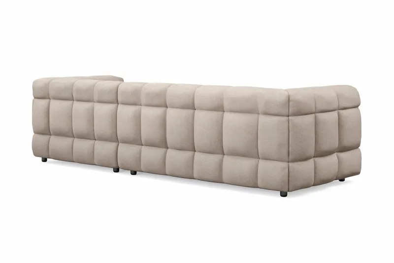 Elise 4-personers Sofa med Chaiselong Højre - Beige - Møbler - Sofaer - Sofa med chaiselong