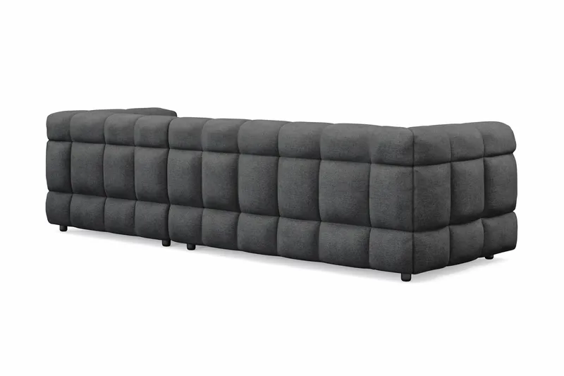 Elise 4-personers Sofa med Chaiselong Højre - Mørkegrå - Møbler - Sofaer - Sofa med chaiselong