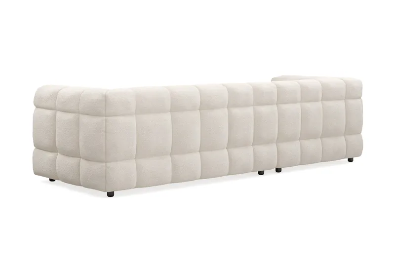 Elise 4-personers Sofa med Chaiselong Venstre - Beige Teddy - Møbler - Sofaer - Sofa med chaiselong