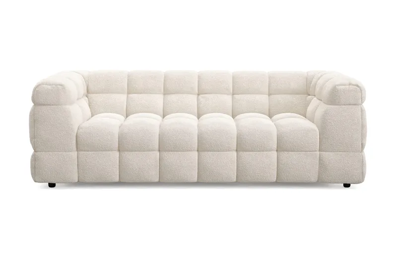 Elise Boblet Sofagruppe 3-personers Sofa + Lænestol - Hvid - Møbler - Sofaer - Sofagrupper