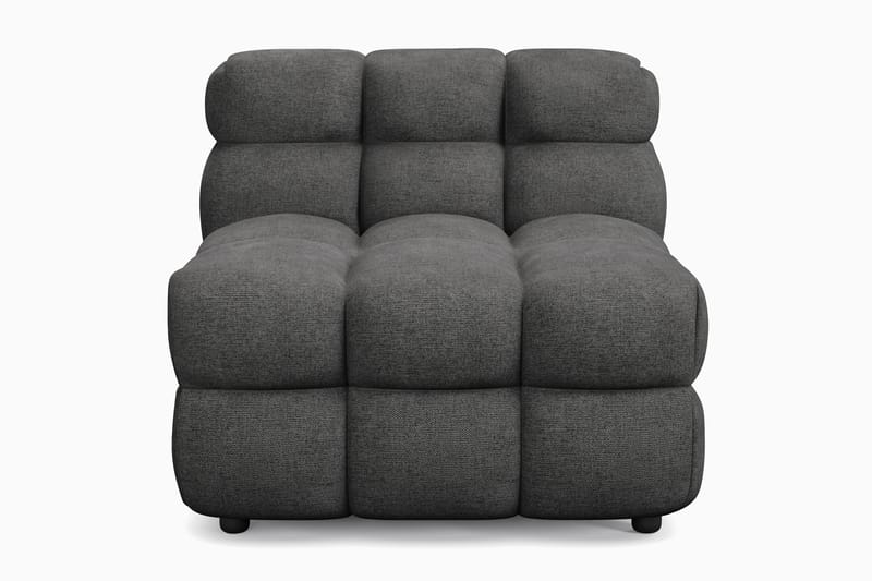 Elise Boblet Sofagruppe 3-personers Sofa + Lænestol - Mørkegrå - Møbler - Sofaer - Sofagrupper