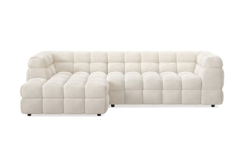 Elise Boblet Sofagruppe 3-personers Chaiselongsofa Venstre + Lænestol - Beige - Møbler - Sofaer - Sofagrupper