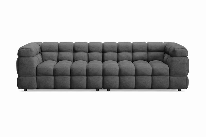 Elise Boblet Sofagruppe 4-personers Sofa + Lænestol - Mørkegrå - Møbler - Sofaer - Sofagrupper