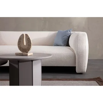 Elvaris 3-personers sofa - Hvid - Møbler - Sofaer - 3 personers sofa