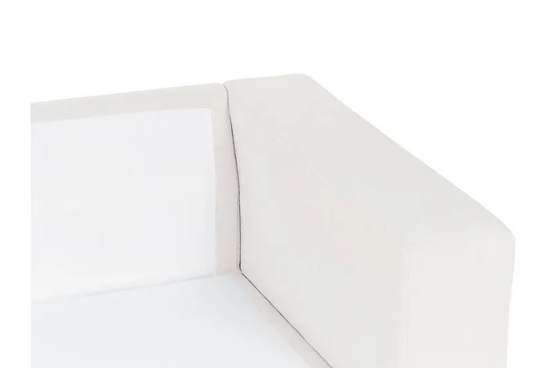 Ersi Hjørnesofa 4-personers - Hvid/Sort - Møbler - Sofaer - Hjørnesofa - Hjørnesofa med chaiselong