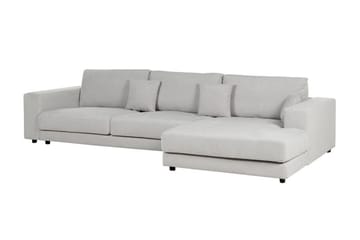Ersi Hjørnesofa 4-personers - Grå/Sort - Møbler - Sofaer - Sofa med chaiselong