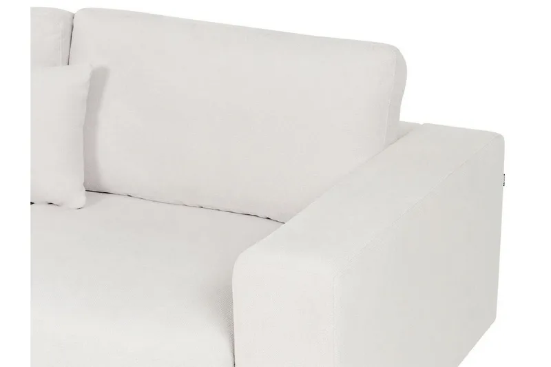 Ersi Hjørnesofa 4-personers - Hvid/Sort - Møbler - Sofaer - Hjørnesofa - Hjørnesofa med chaiselong