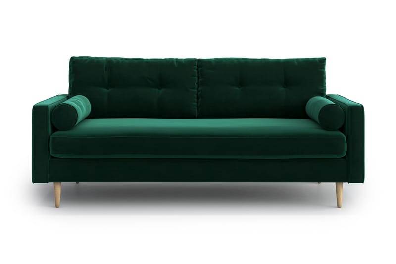 Esmeralde 3-pers. Sofa - Grøn - 3 personers sofa
