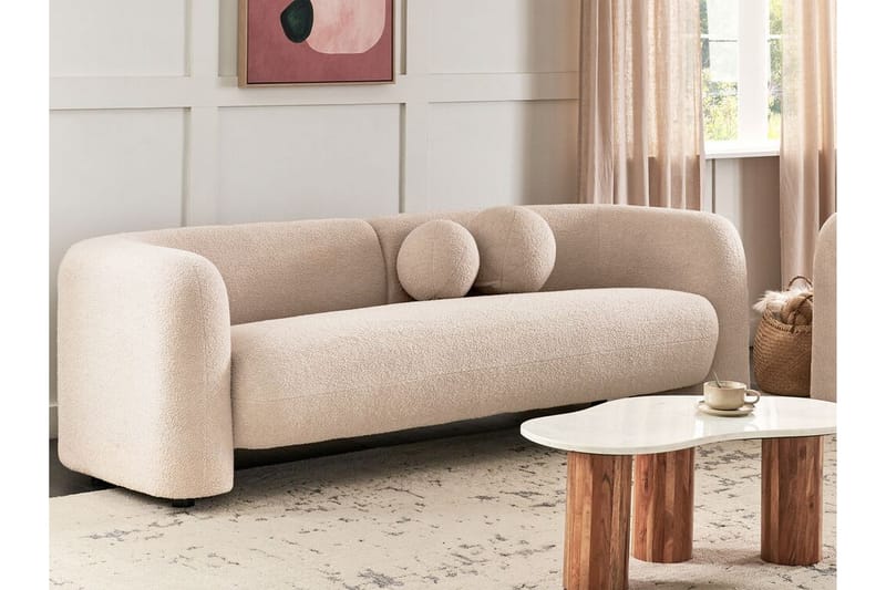 Fabion Sofa 3-personers - Beige - Møbler - Sofaer - 3 personers sofa
