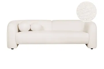 Fabion Sofa 3-personers - Hvid - Møbler - Sofaer - 3 personers sofa