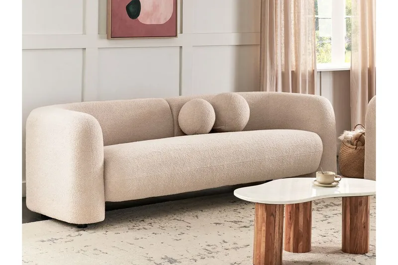 Fabion Sofa 3-personers - Beige - Møbler - Sofaer - 3 personers sofa