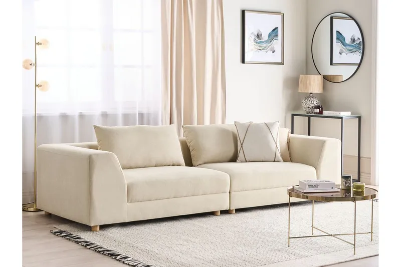Fabius Sofa 3-personers - Beige - Møbler - Sofaer - 3 personers sofa