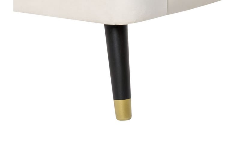 Farrin Sofa 3-personers - Hvid/Sort/Guld - Møbler - Sofaer - Velour sofaer
