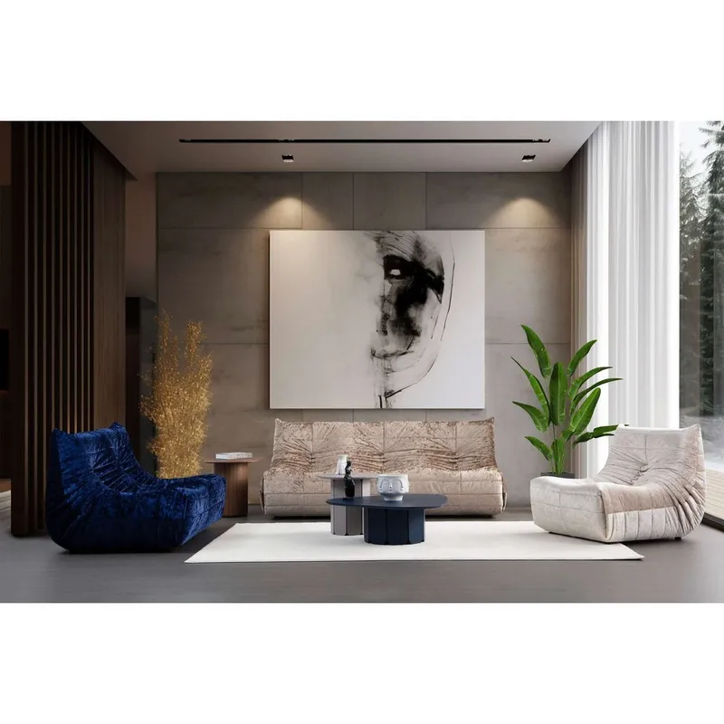 Feylorin 2-personers sofa - Blå - Møbler - Sofaer - 2 personers sofa