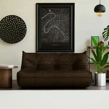 Feylorin 2-personers sofa - Chokoladebrun - Møbler - Sofaer - 2 personers sofa