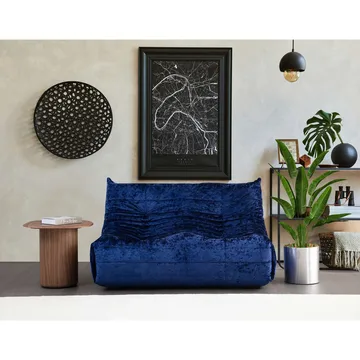 Feylorin 2-personers sofa - Blå - Møbler - Sofaer - 2 personers sofa