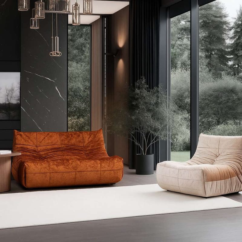 Feylorin 2-personers sofa - Rød - Møbler - Sofaer - 2 personers sofa