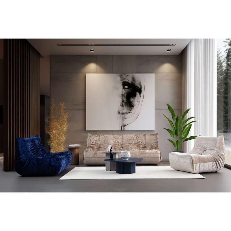 Feylorin 2-personers sofa - Blå - Møbler - Sofaer - 2 personers sofa