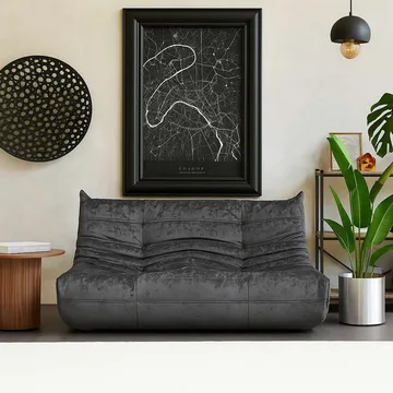 Feylorin 2-personers sofa - Grafitgrå - Møbler - Sofaer - 2 personers sofa