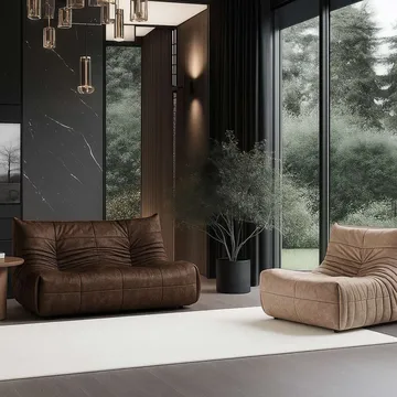 Feylorin 3-personers sofa - Brun - Møbler - Sofaer - 3 personers sofa