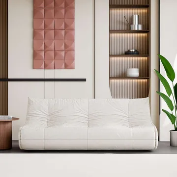 Feylorin 3-personers sofa - Hvid - Møbler - Sofaer - 3 personers sofa