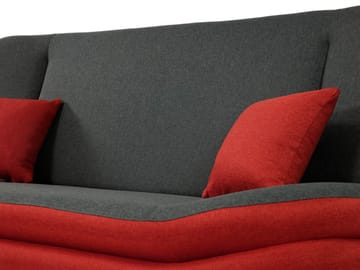 Figurelle 3-personers sovesofa - sort - Møbler - Sofaer - Sovesofaer