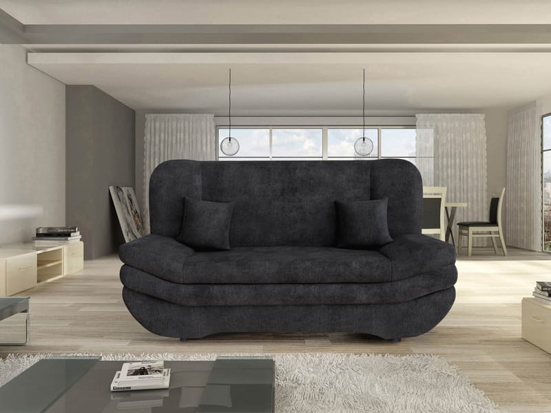 Figurelle 3-personers sovesofa - sort - Møbler - Sofaer - Sovesofaer