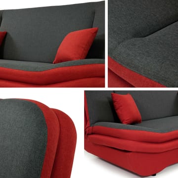 Figurelle 3-personers sovesofa - sort - Møbler - Sofaer - Sovesofaer