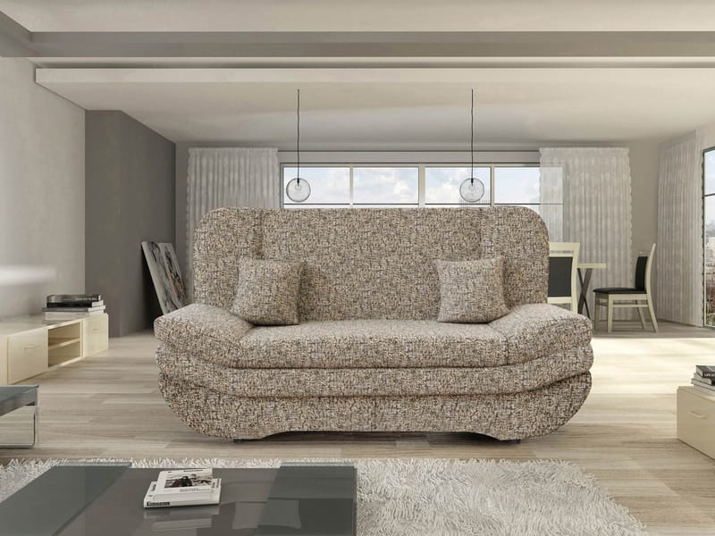 Figurelle 3-personers sovesofa - beige - Møbler - Sofaer - Sovesofaer
