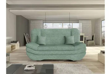 Figurelle Sovesofa 2-personers i Bouclé - Grøn - Møbler - Sofaer - Sovesofaer