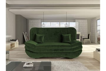 Figurelle Sovesofa 2-personers i Chenille - Grøn - Møbler - Sofaer - Sovesofaer