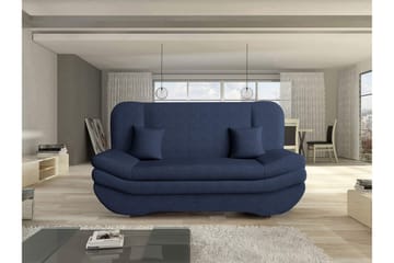 Figurelle Sovesofa 2-personers i Chenille - Blå - Møbler - Sofaer - Sovesofaer