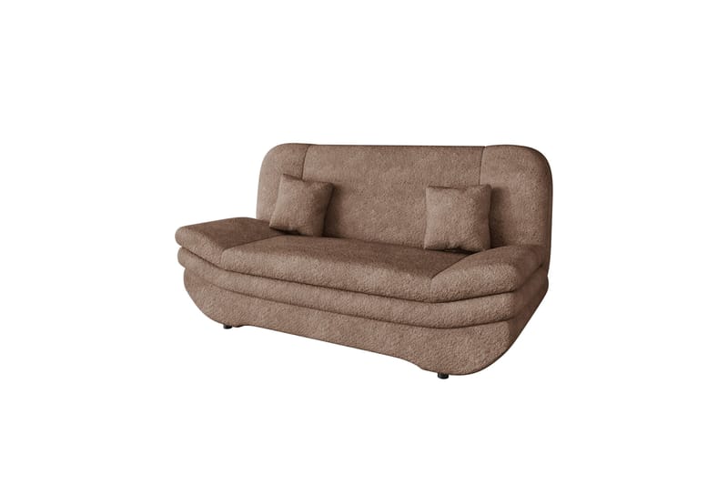 Figurelle Sovesofa 2-personers i Bouclé - Rosa - Møbler - Sofaer - Sovesofaer